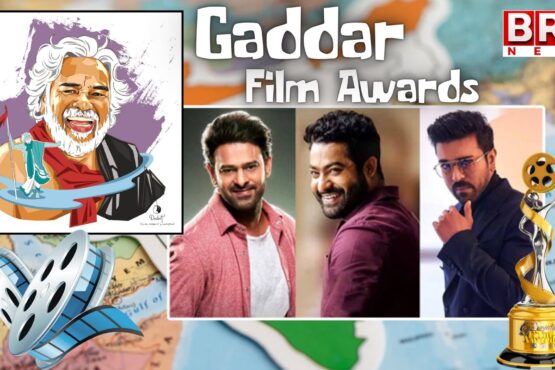 Did Tollywood star heroes Ram Charan, Prabhas, and NTR receive the Gaddar Award?