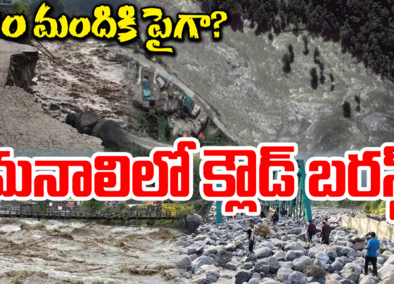 Cloud burst disaster in Manali… More than 50 people dead..?