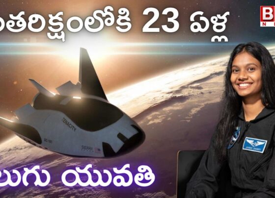 23-year-old Telugu woman goes into space