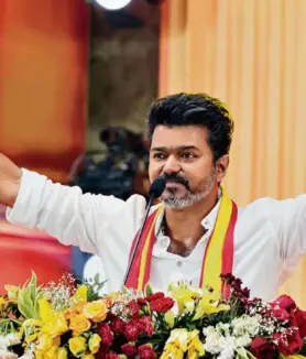 Star hero Vijay Thalapathy unanimously elected as Tamil Nadu TVK Party's CM candidate