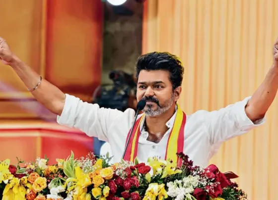 Star hero Vijay Thalapathy unanimously elected as Tamil Nadu TVK Party's CM candidate
