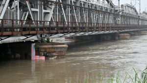 Yamuna River in full flow in Delhi
