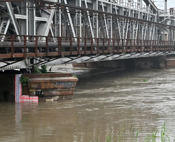 Yamuna River in full flow in Delhi