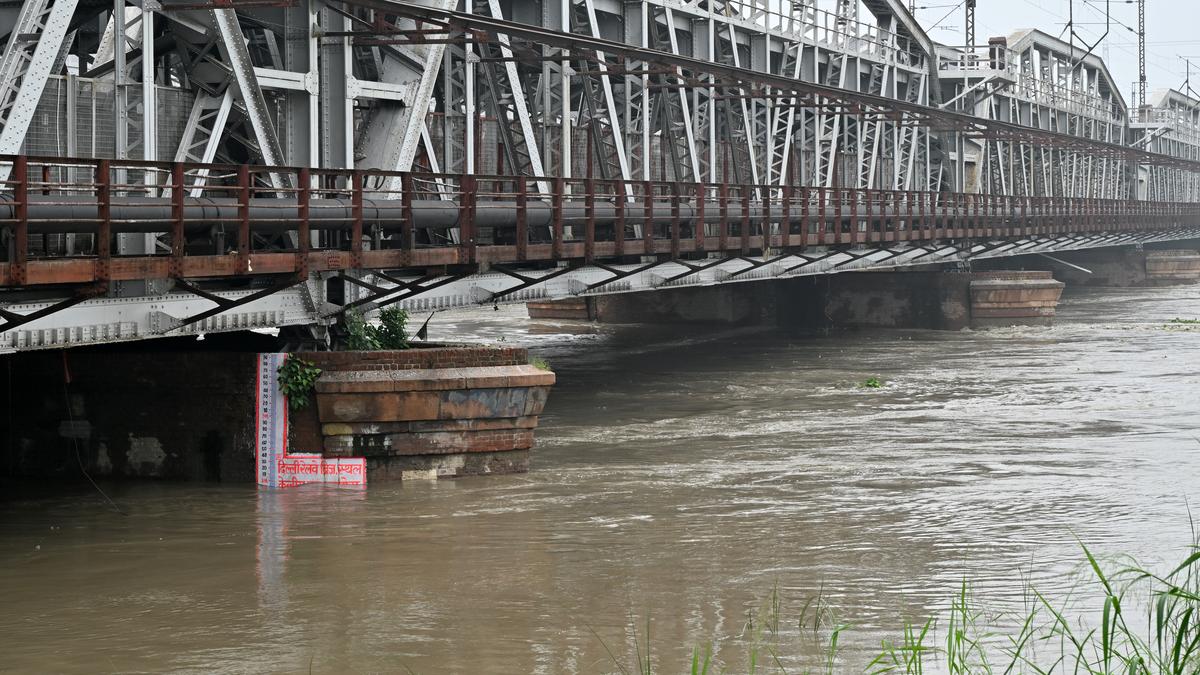 Yamuna River in full flow in Delhi