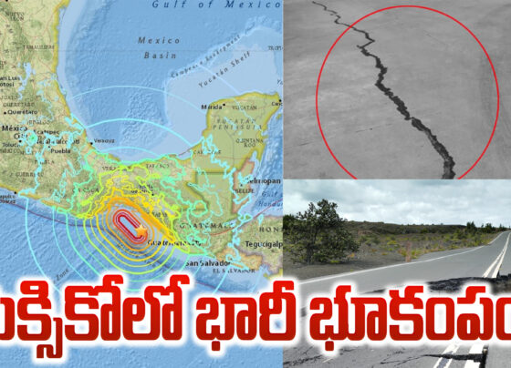 A major earthquake in Mexico…