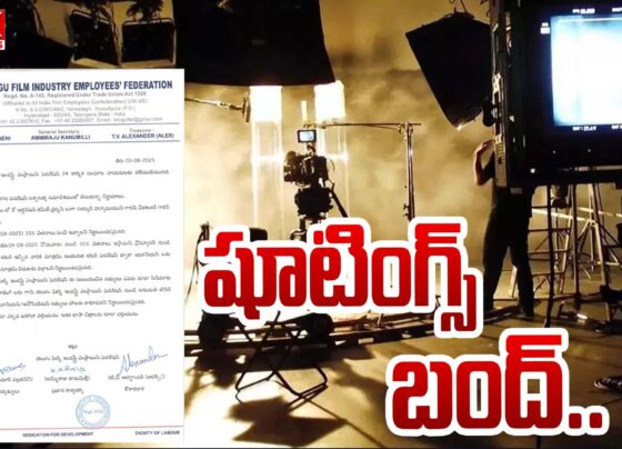 Shooting in Tollywood to be suspended today