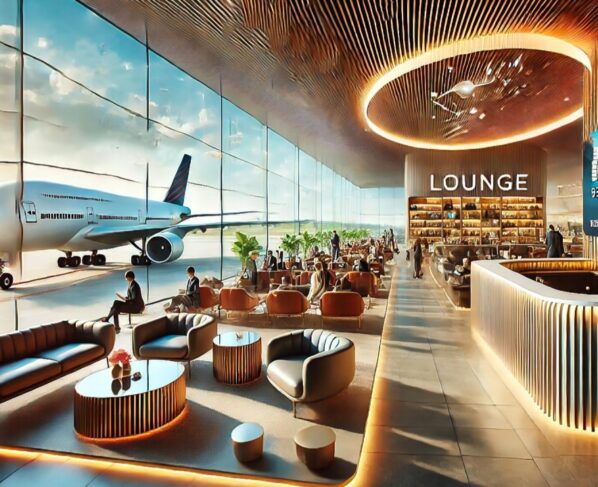 Free..free..free in the airport lounge! This is the real logic!