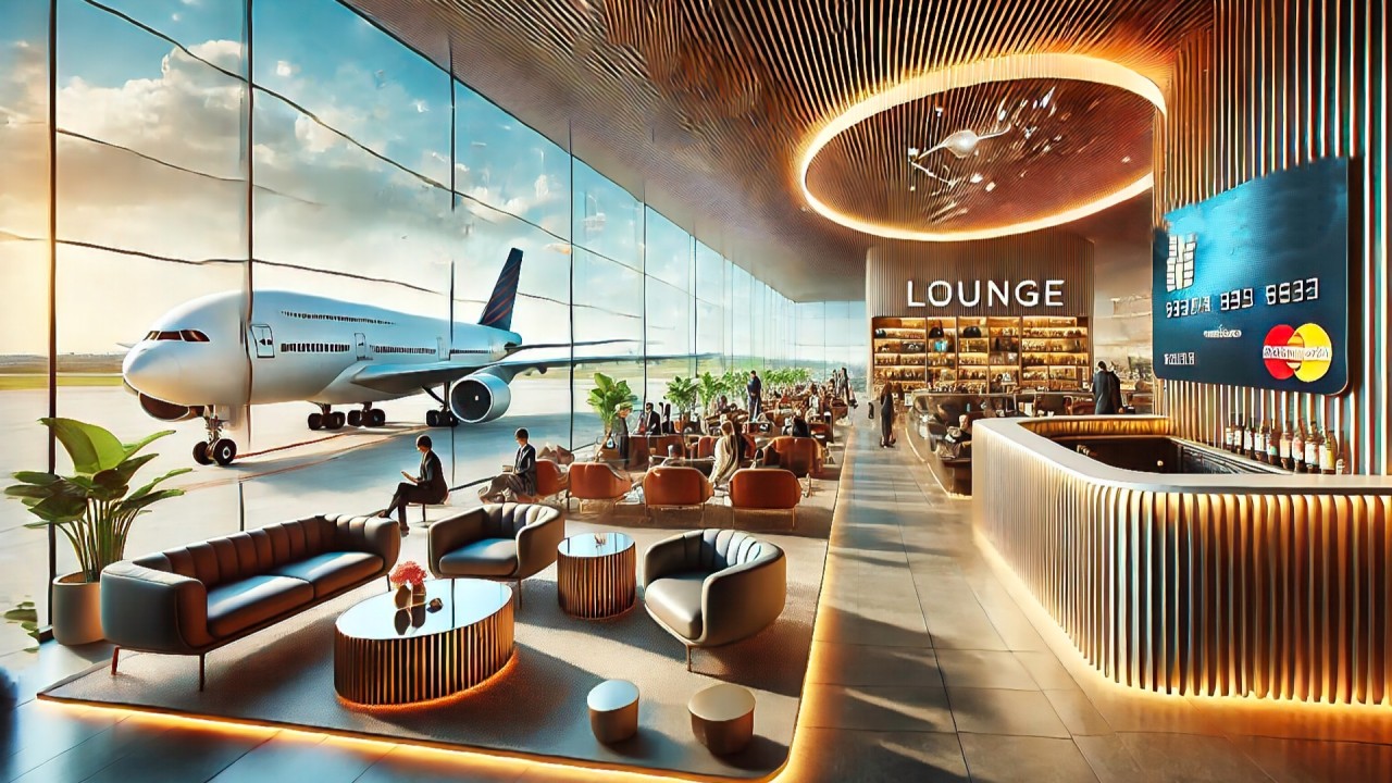 Free..free..free in the airport lounge! This is the real logic!