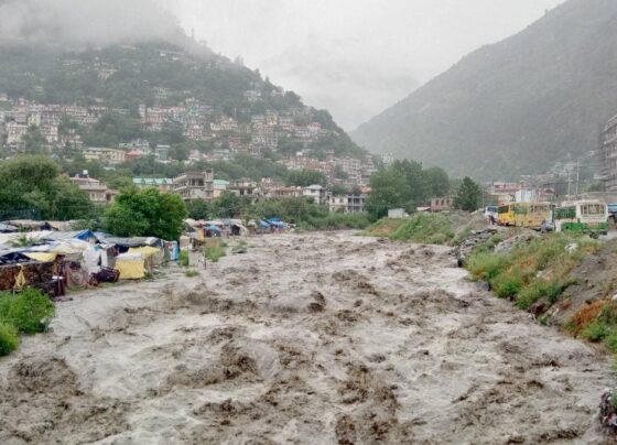Flash floods again in Jammu and Kashmir..