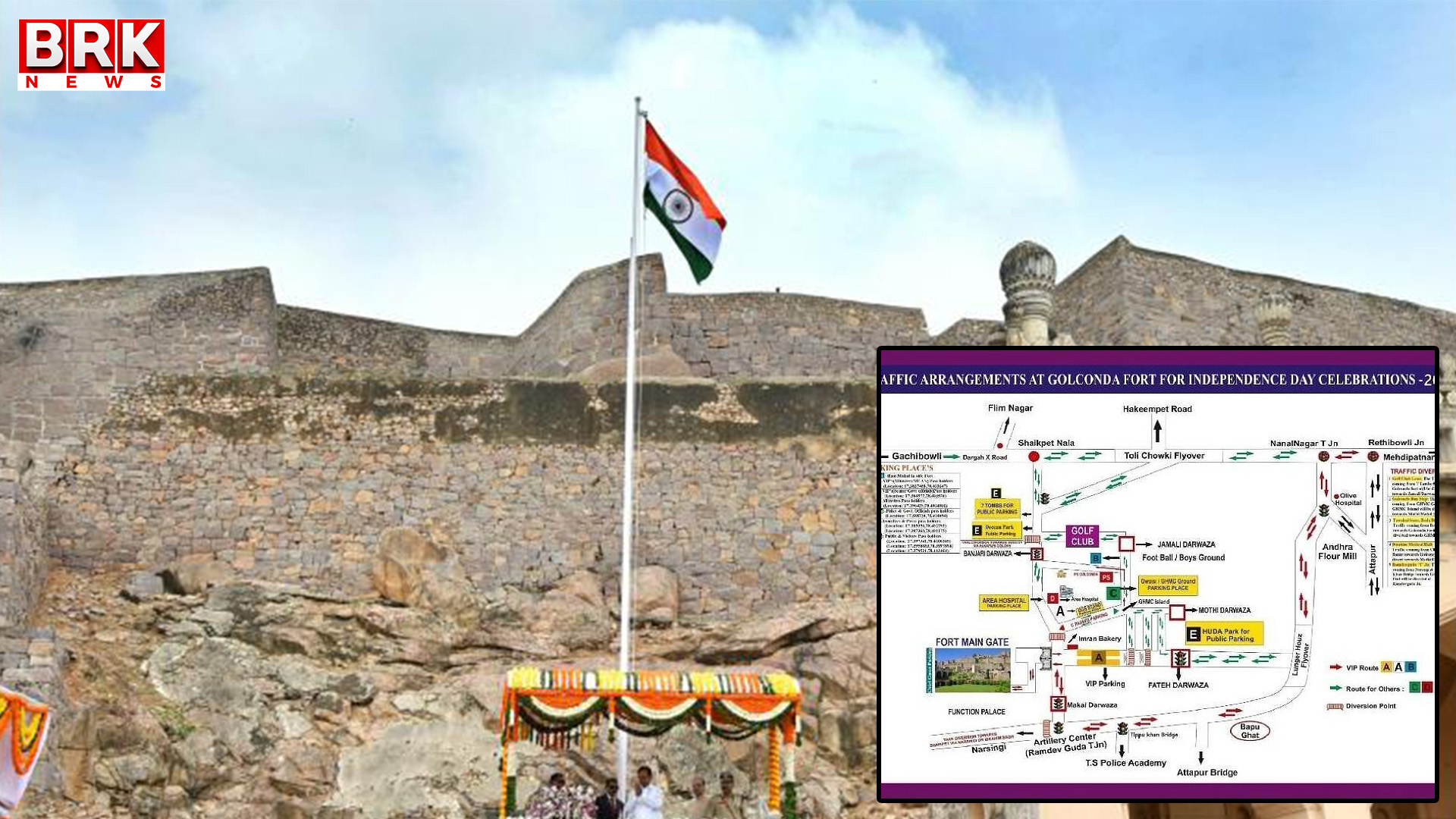 Route map ready for Golconda celebrations on August 15