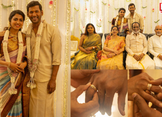 Vishal - Dhansika's engagement is simple.. When will the wedding be?