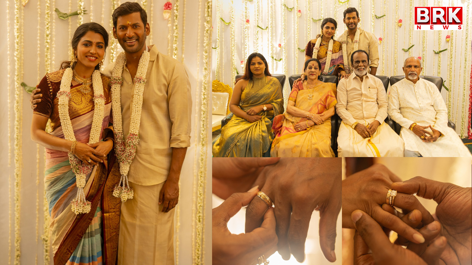 Vishal - Dhansika's engagement is simple.. When will the wedding be?