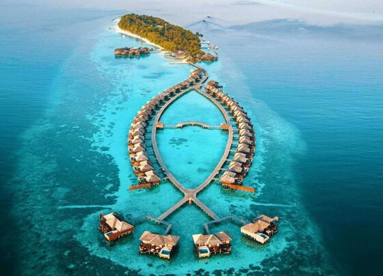 Maldives sinking into the sea..!