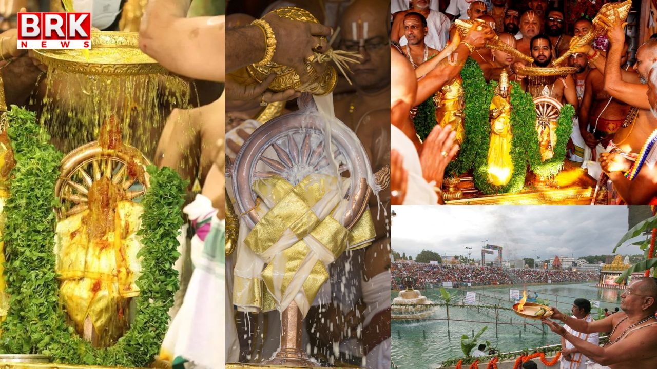 Srivari's annual Brahmotsavams conclude in Tirumala