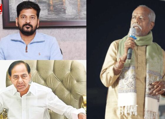 Poet Andesri passes away.. CM Revanth, former CM KCR shocked...