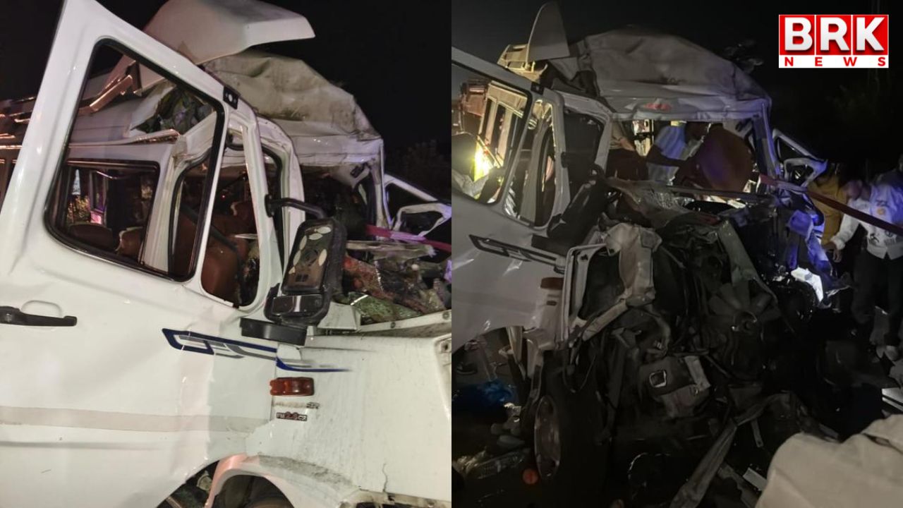 A serious road accident in Rajasthan.. 20 people died