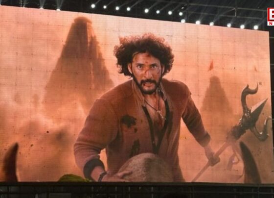 Mahesh Babu's first look in SSMB 29 Varanasi movie..!