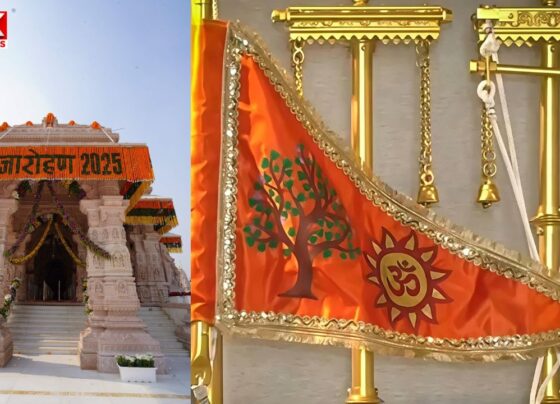 Another key milestone in Ayodhya.. Ram temple fully constructed..!