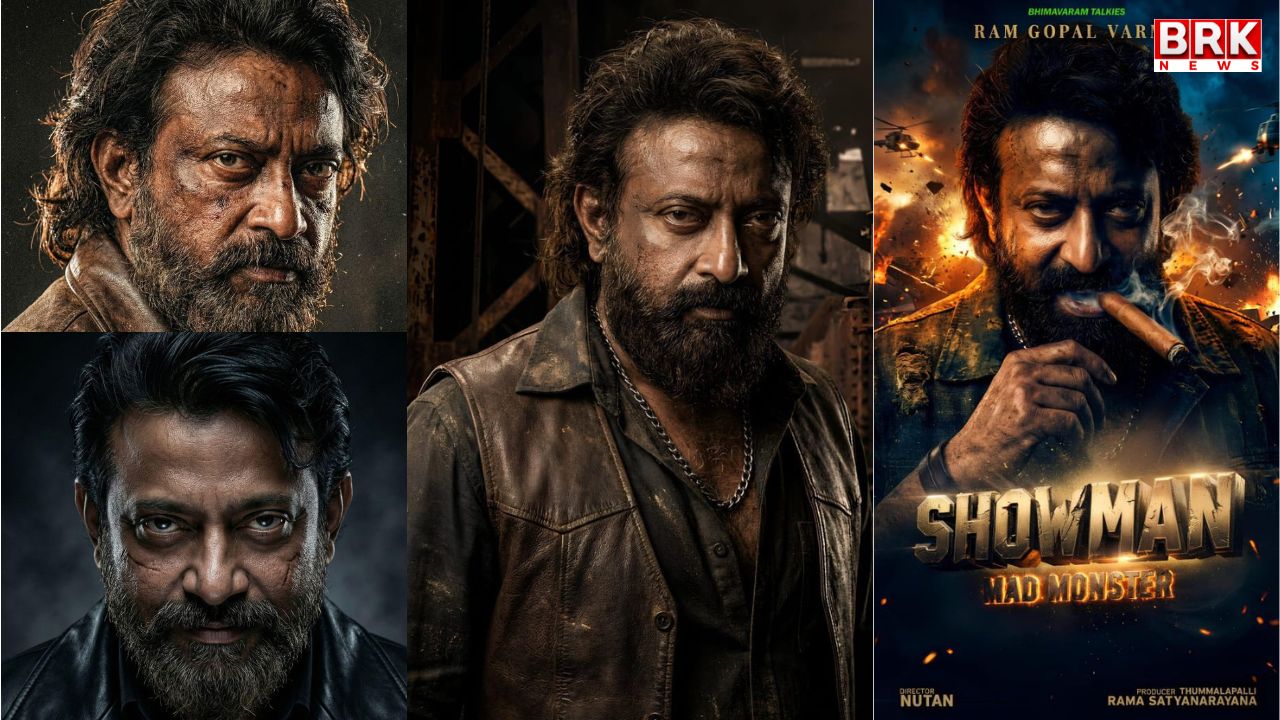 Ram Gopal Varma's entry as a hero..! 'Show Man'.. poster release