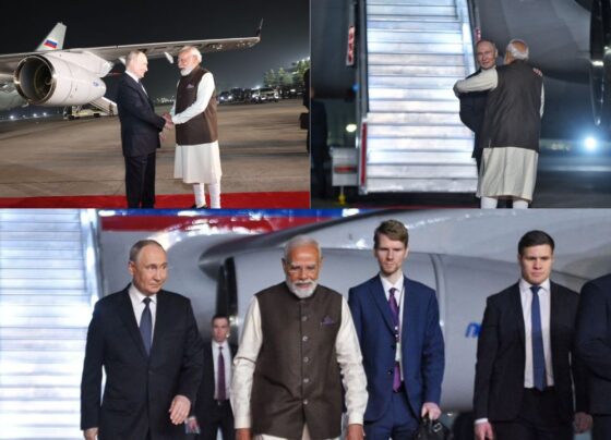Russian President Putin arrives in India after 4 years, welcomed by Prime Minister Modi