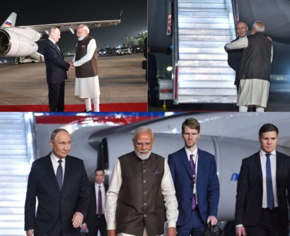Russian President Putin arrives in India after 4 years, welcomed by Prime Minister Modi