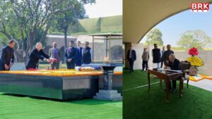 President Putin visits Rajghat in Delhi, pays tribute to Gandhiji's tomb