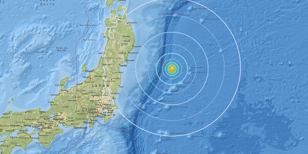 A major earthquake has struck the island nation of Japan…