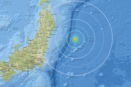 A major earthquake has struck the island nation of Japan…