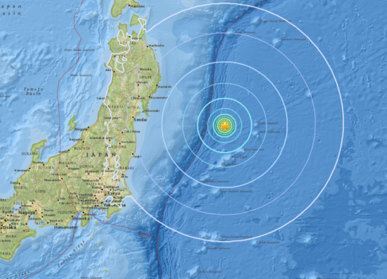 A major earthquake has struck the island nation of Japan…