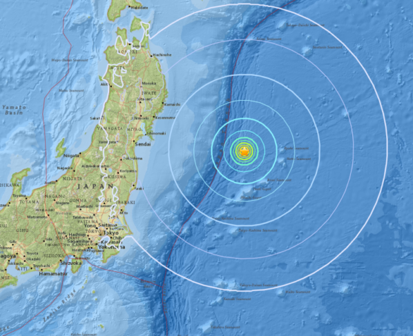 A major earthquake has struck the island nation of Japan…