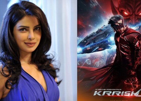 Bollywood star hero Hrithik Roshan and Priyanka in Krrish 4..