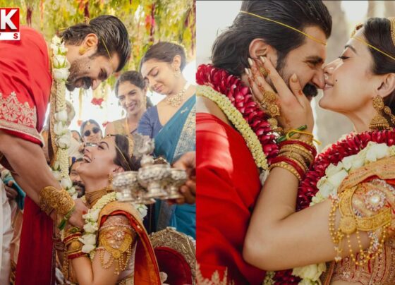 Vijay and Rashmika get married according to Telugu and Karnataka traditions