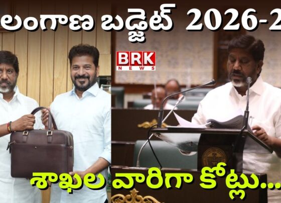 Deputy CM Bhatti Vikramarka presents the budget for 2026-27 in the Telangana Assembly